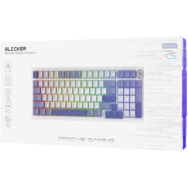 Wireless gaming keyboard Proove Gaming Slicker - Photo 7